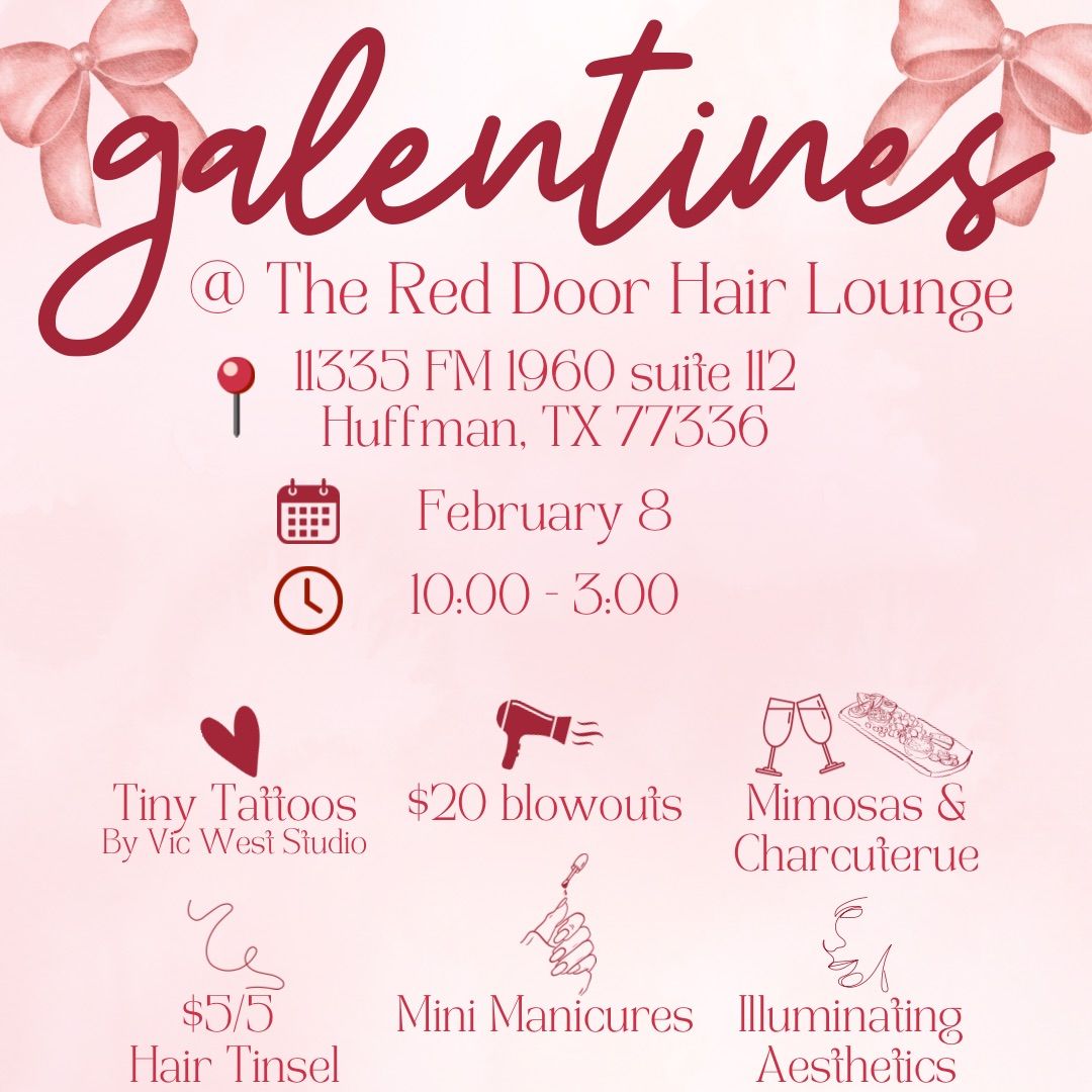 Galentine\u2019s at The Red Door Hair Lounge \ud83d\udc8b