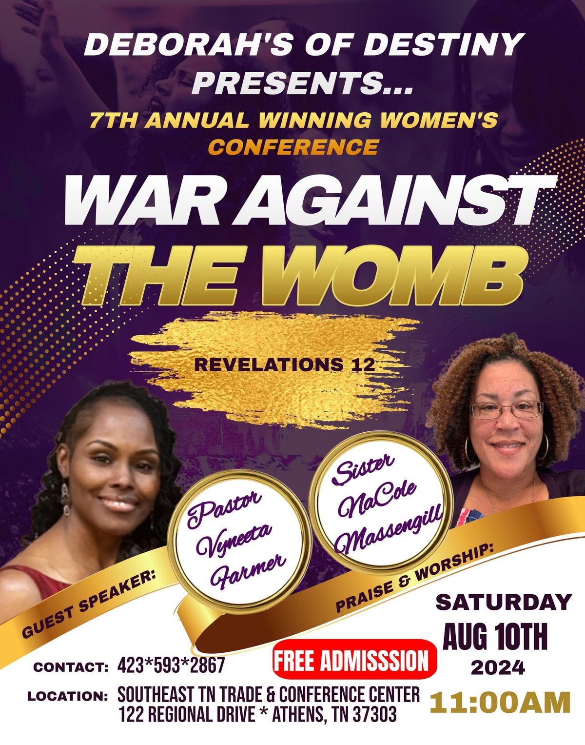 7th Annual Winning Womens Conference 2024 "War Against the Womb