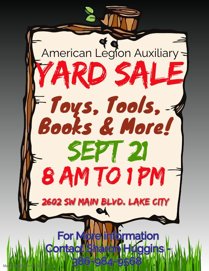 Yard Sale - American Legion Auxiliary