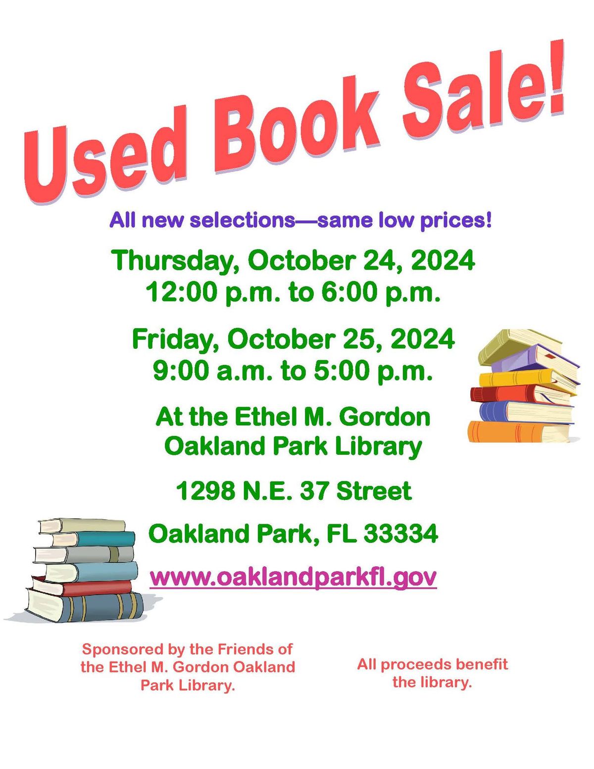 Used Book Sale 