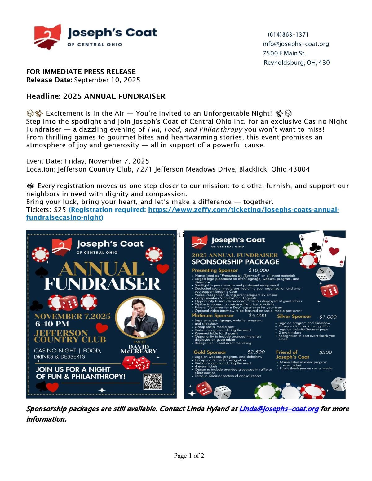 The Coats Annual Holiday Show