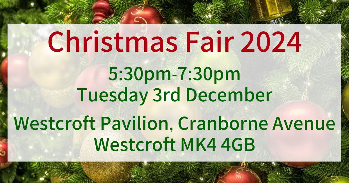 Westcroft Christmas Fair 2024