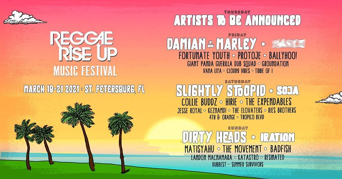 Reggae Rise Up Florida Music Festival 2021