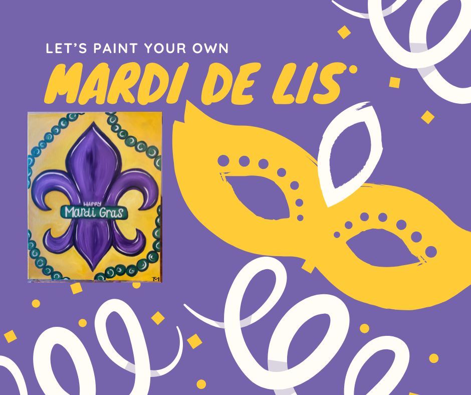 Mardi De Lis Paint Event