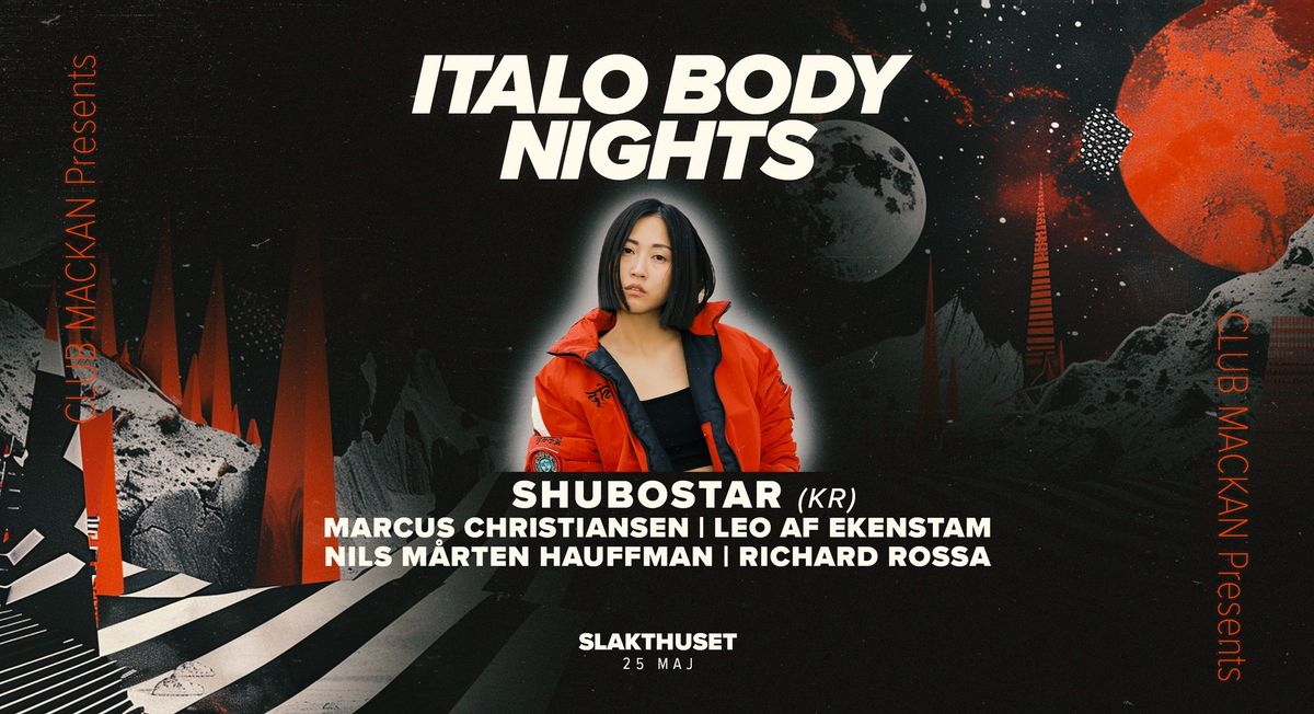 ITALO BODY NIGHTS on the Rooftop w\/ Shubostar (KR)