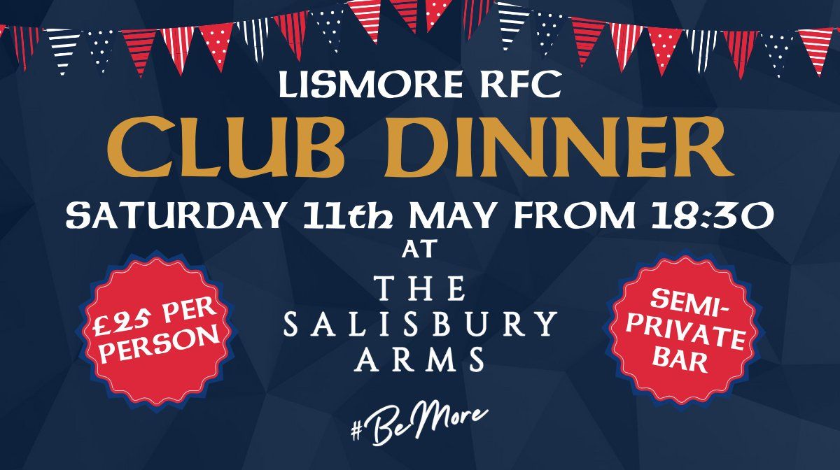 Lismore RFC Club Dinner 2024