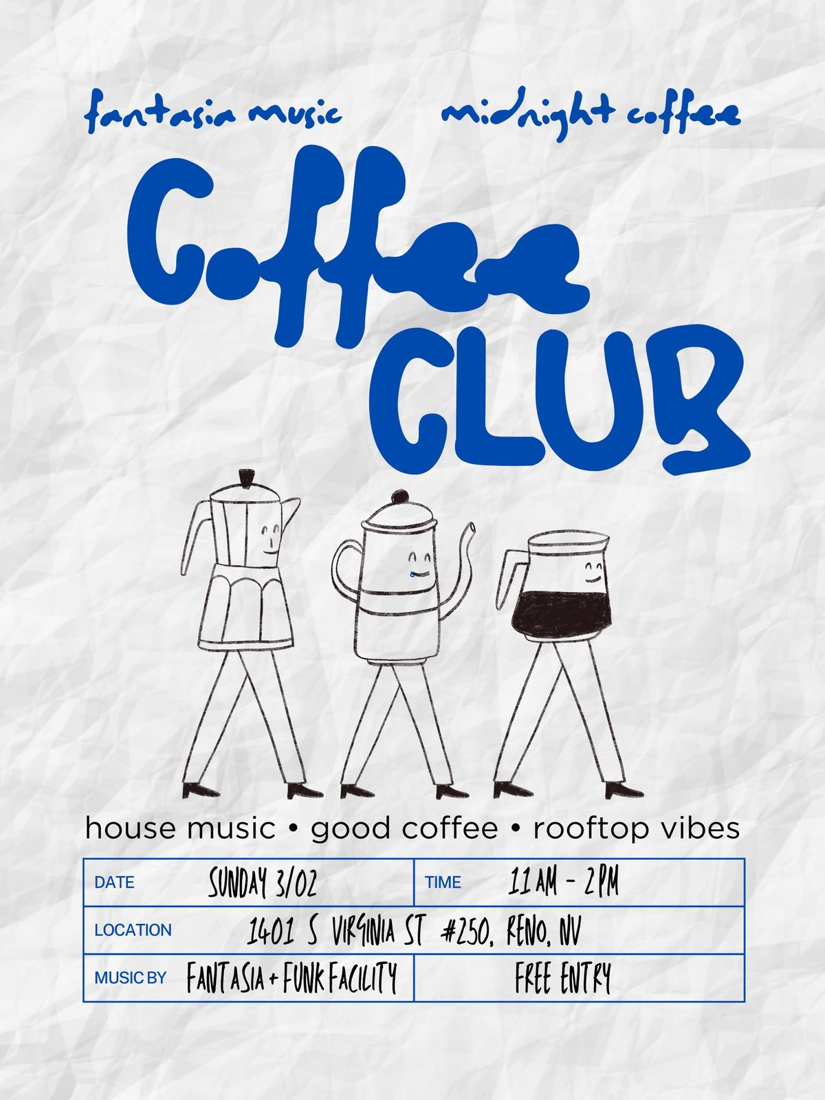 Fantasia Presents: Coffee Club @ Midnight Coffee Roasting