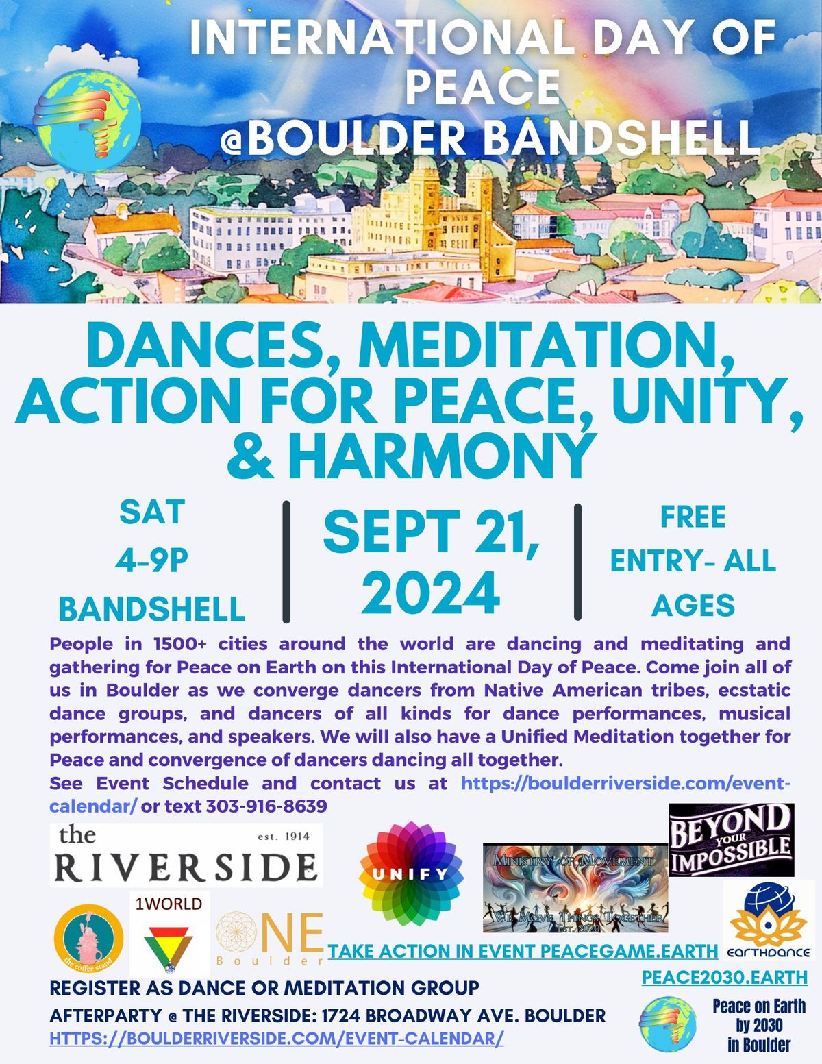 International Day of Peace @ Boulder Bandshell