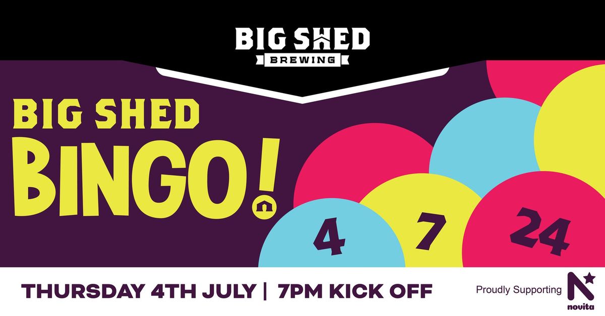 Big Shed Bingo!