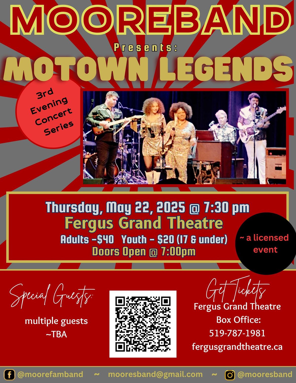 Motown Legends - 3rd Concert Series