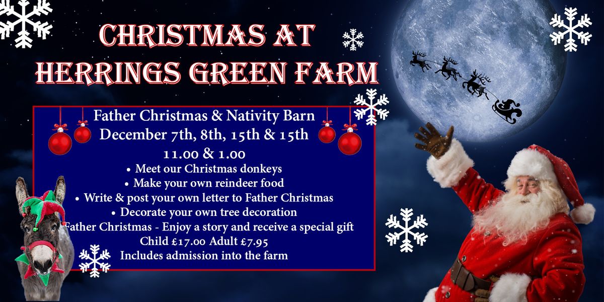 Father Christmas & Nativity Barn