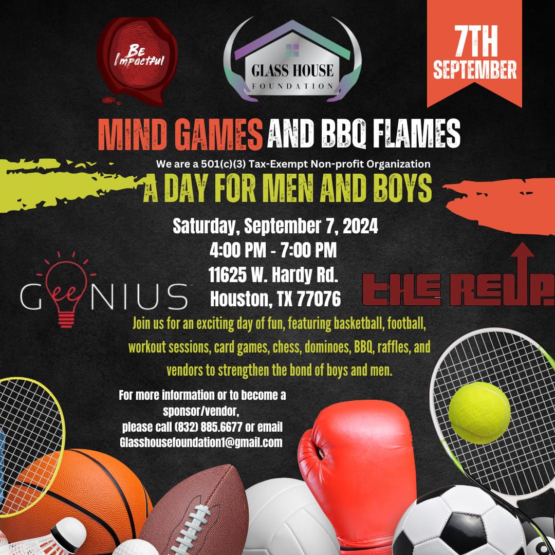 Mind Games and BBQ Flames: A Day for Men and Boys