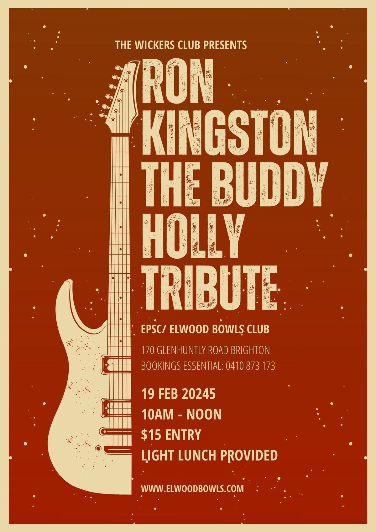 Morning Melodies: Buddy Holly Tribute Show with Ron Kingston!