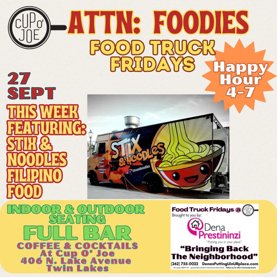 Food Truck Fridays - STIX & NOODLES - Filipino Food