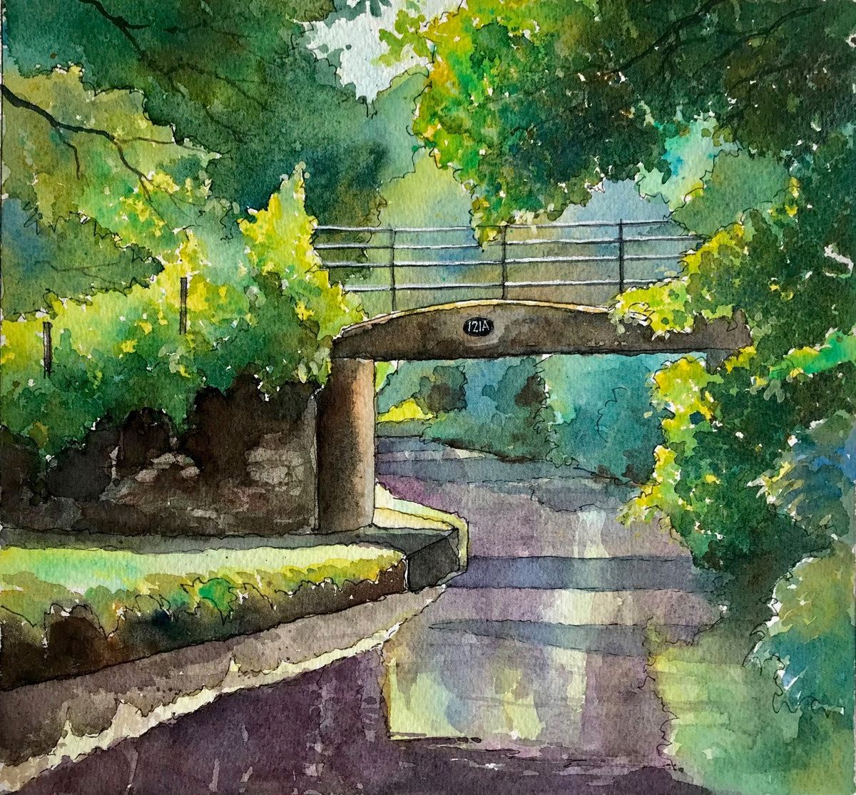 Greens without Green! a watercolour workshop with Barry Herniman 