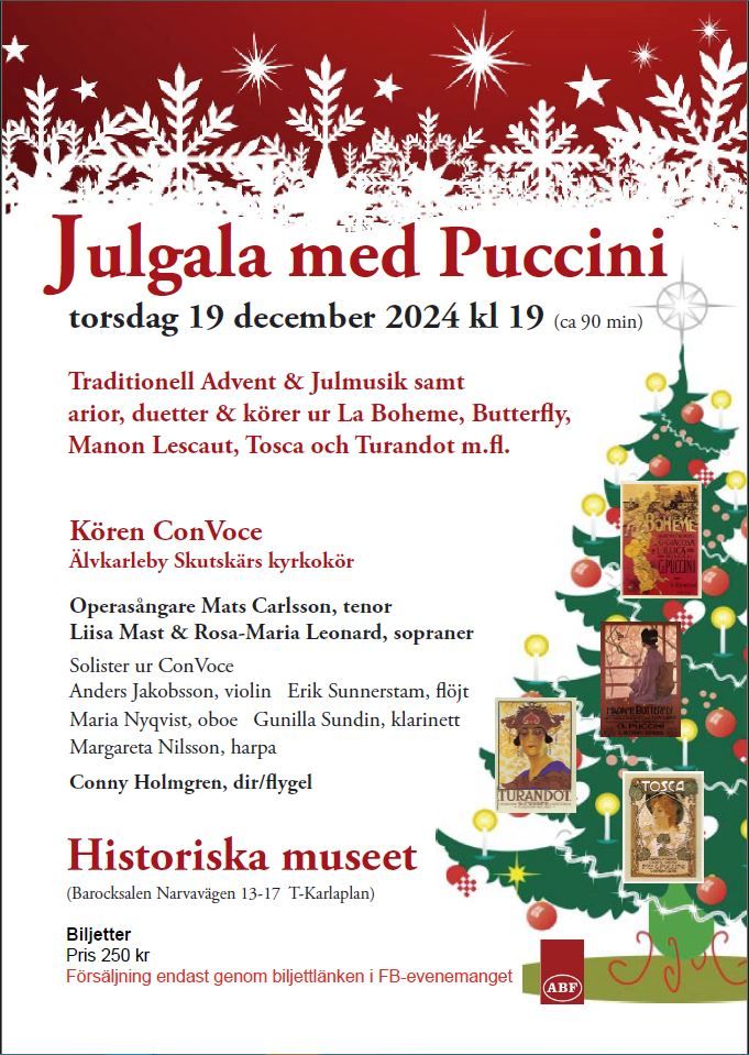 Julgala med Puccini \/\/ n\u00e4stan SLUTS\u00c5LT