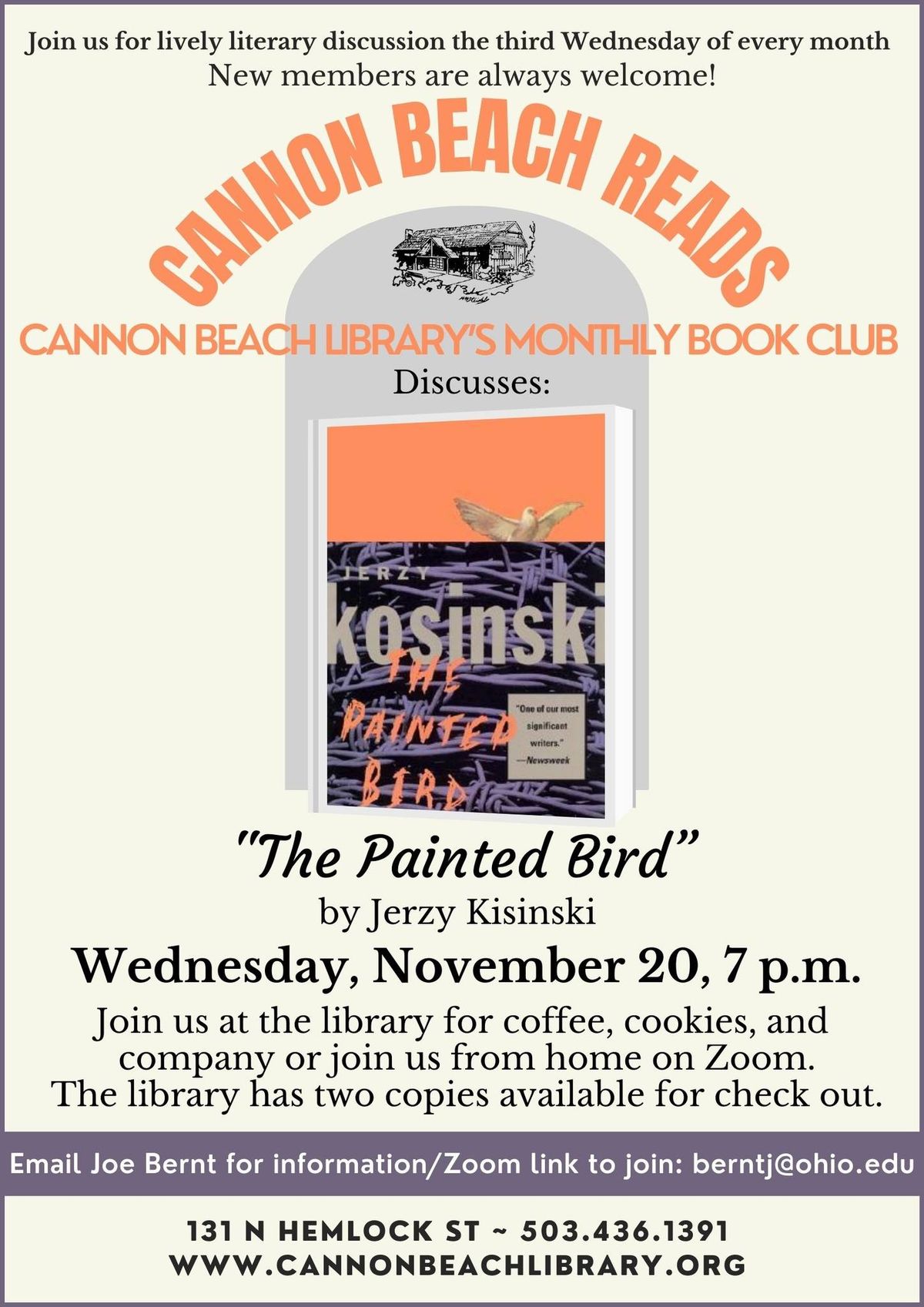 Monthly Book Club: Cannon Beach Reads