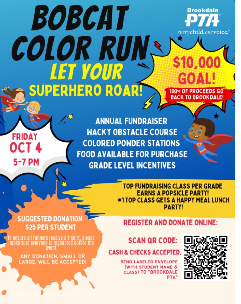 Brookdale Superhero Color Run