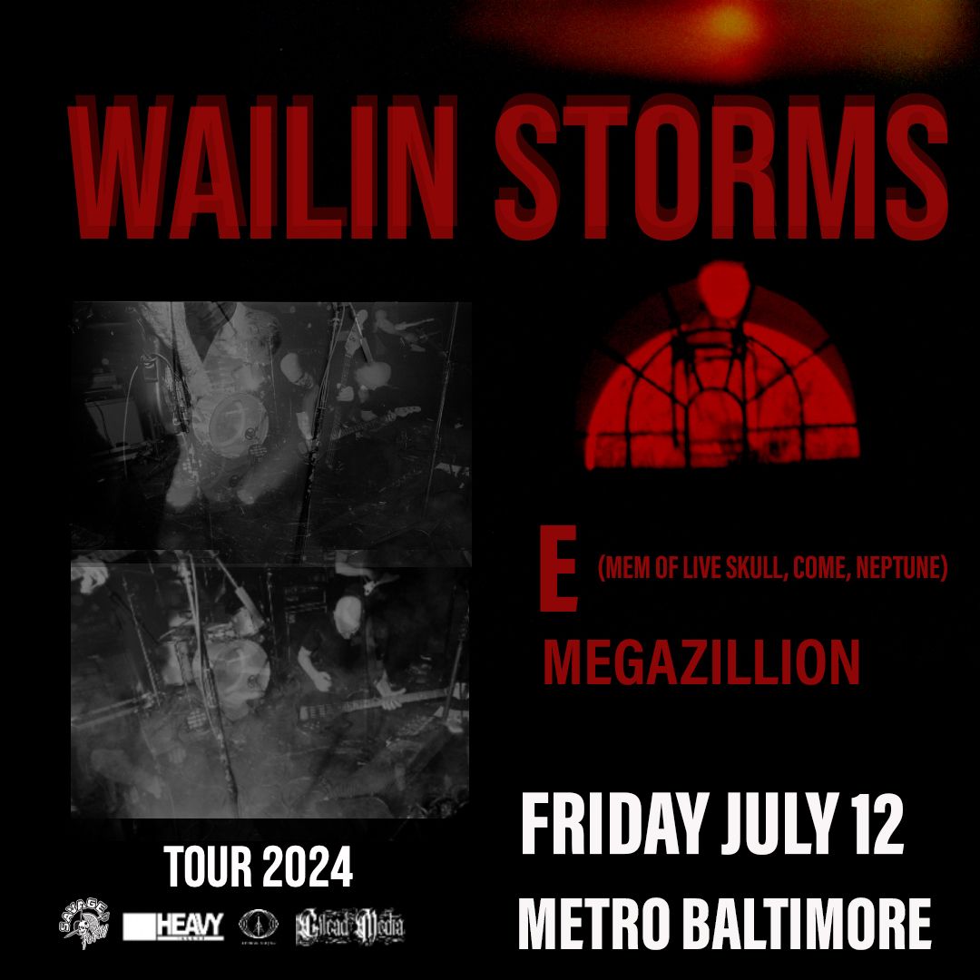 WAILIN STORMS w\/ E and Megazillion @ Metro Baltimore 