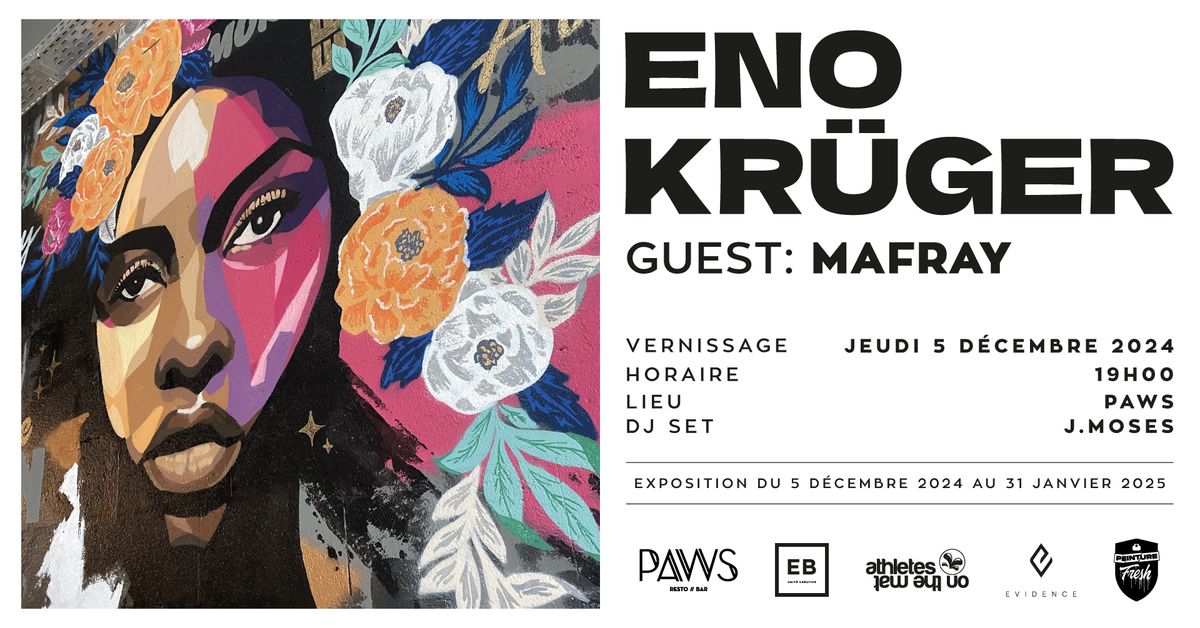 Vernissage de l'Exposition ENO KR\u00dcGER