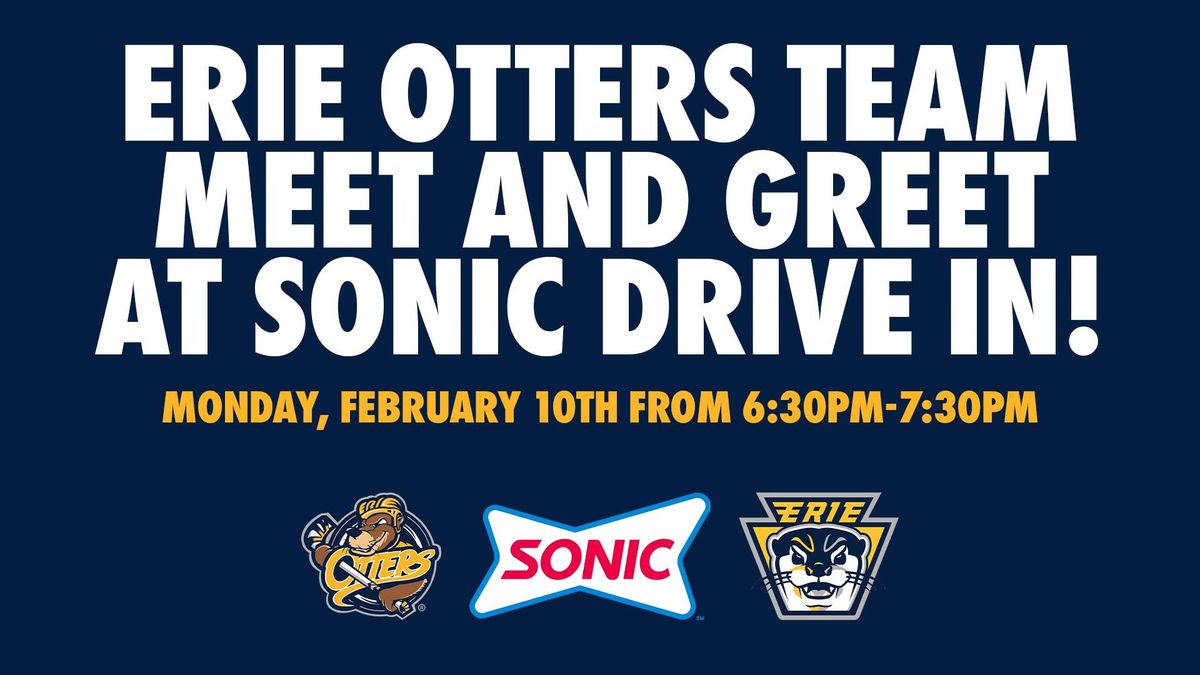 Erie Otters Meet and Greet at Sonic Drive In!