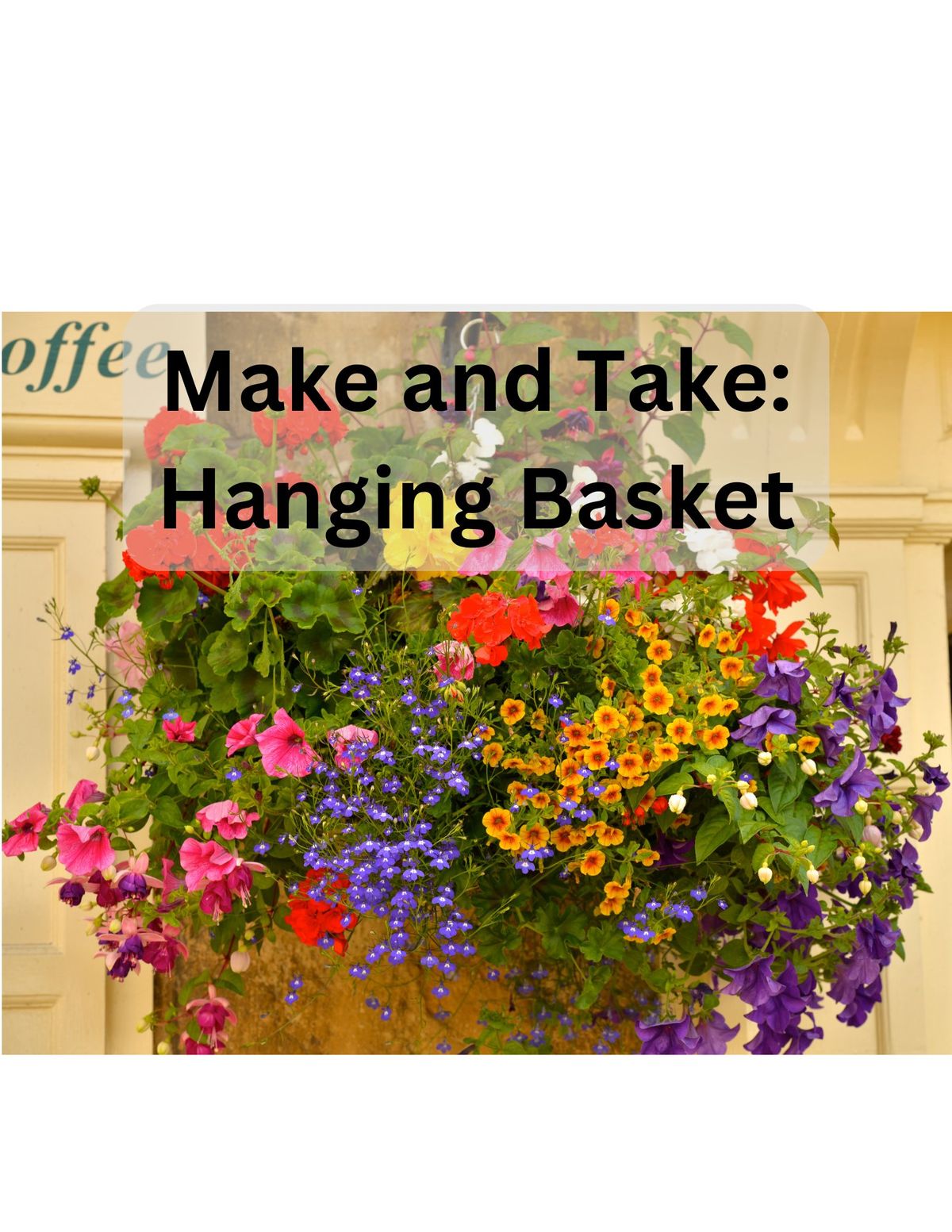 Make and Take: Colorful Hanging Basket