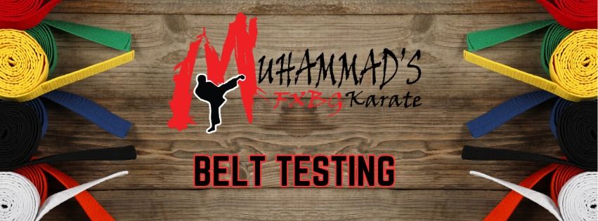 Muhammad's FXBG Belt Testing