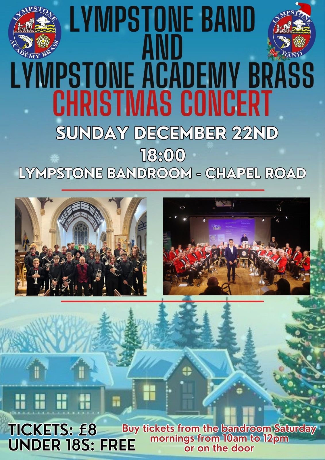 Lympstone Band and Lympstone Academy Brass Christmas Concert