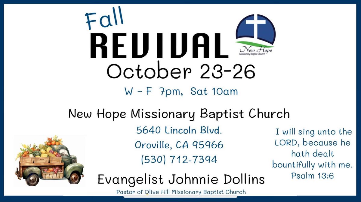 Fall  REVIVAL