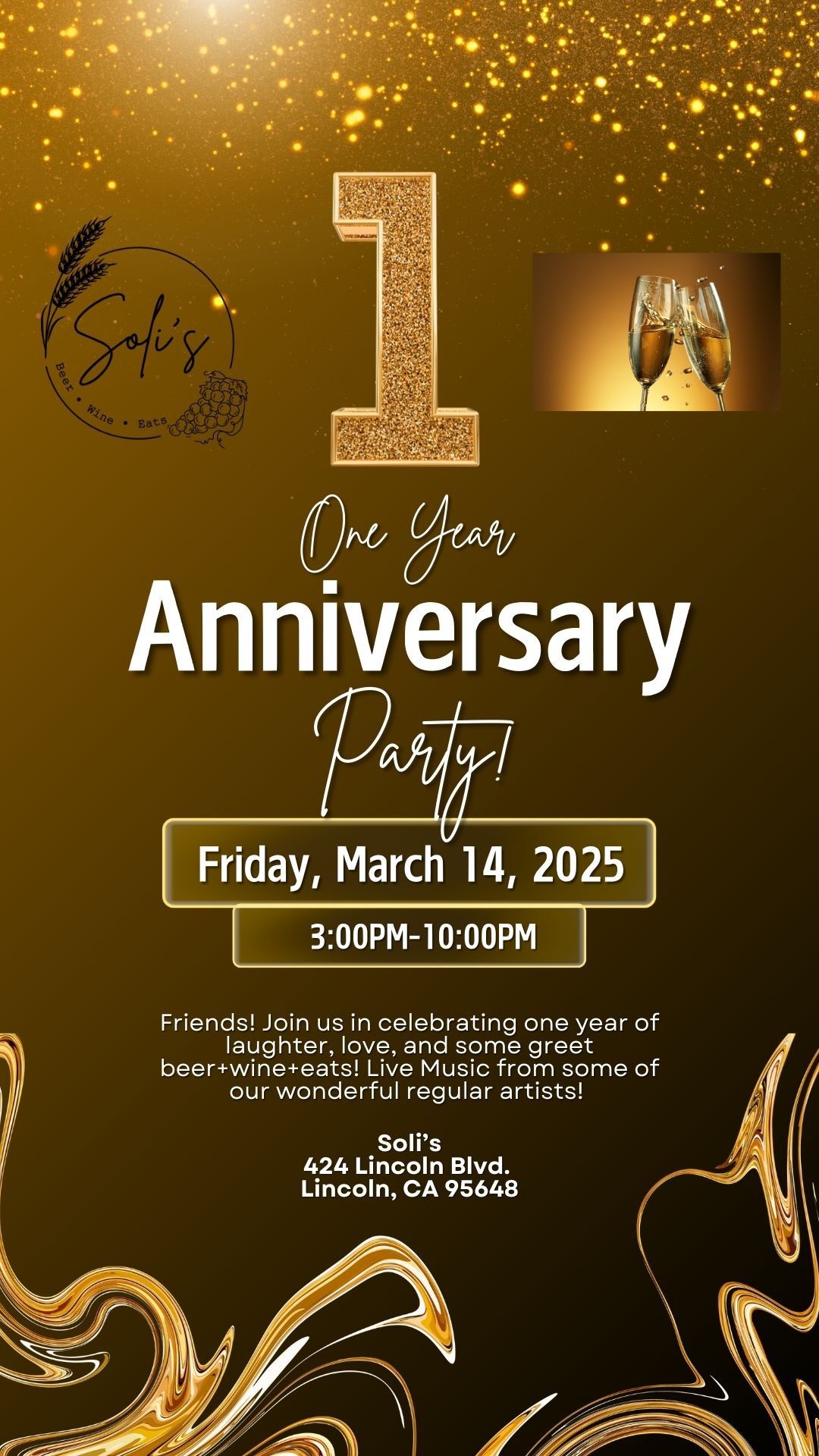 One Year Anniversary Party! 