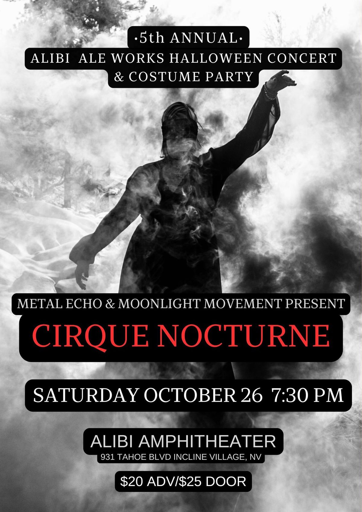 Metal Echo  5th ANNUAL HALLOWEEN SHOW - with Moonlight Movement