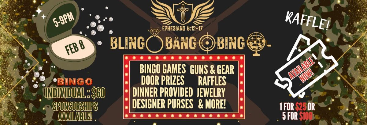 Heaven's Army-Bling-o Bang-o Bingo fundraiser 2025