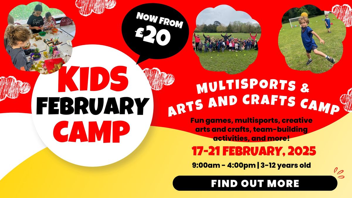 Wimbledon February Fun: Multisport & Arts Camp for Kids!