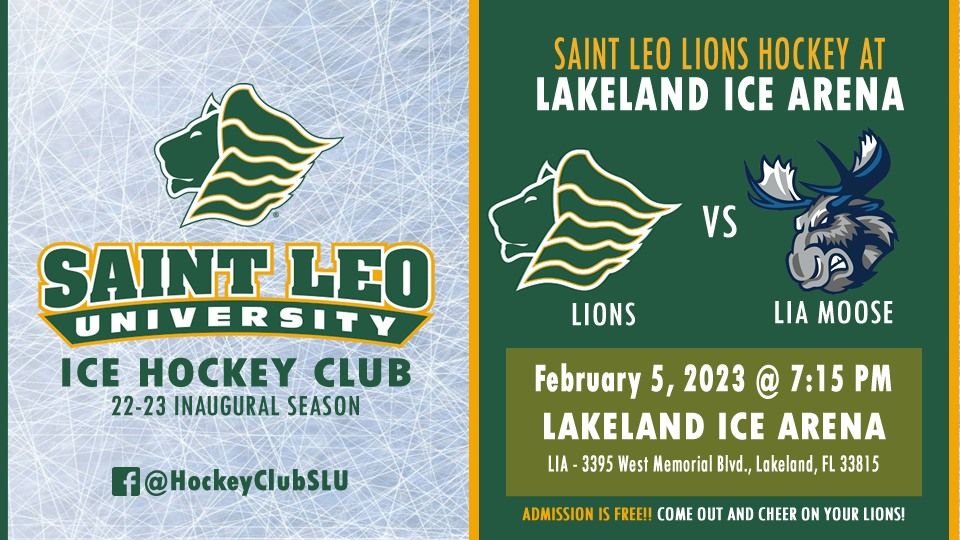 GM5 SLU Lions vs Lakeland Moose, Lakeland Ice Arena, 5 February 2023