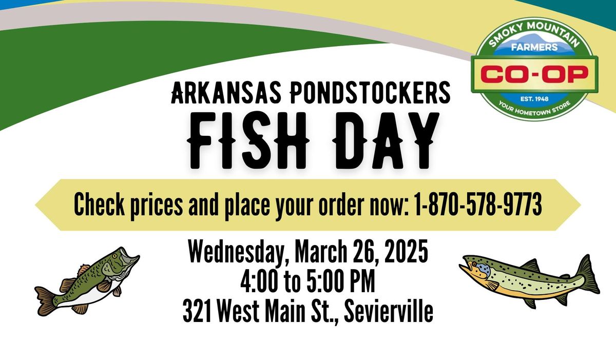 Arkansas Pondstockers Fish Day - Sevierville