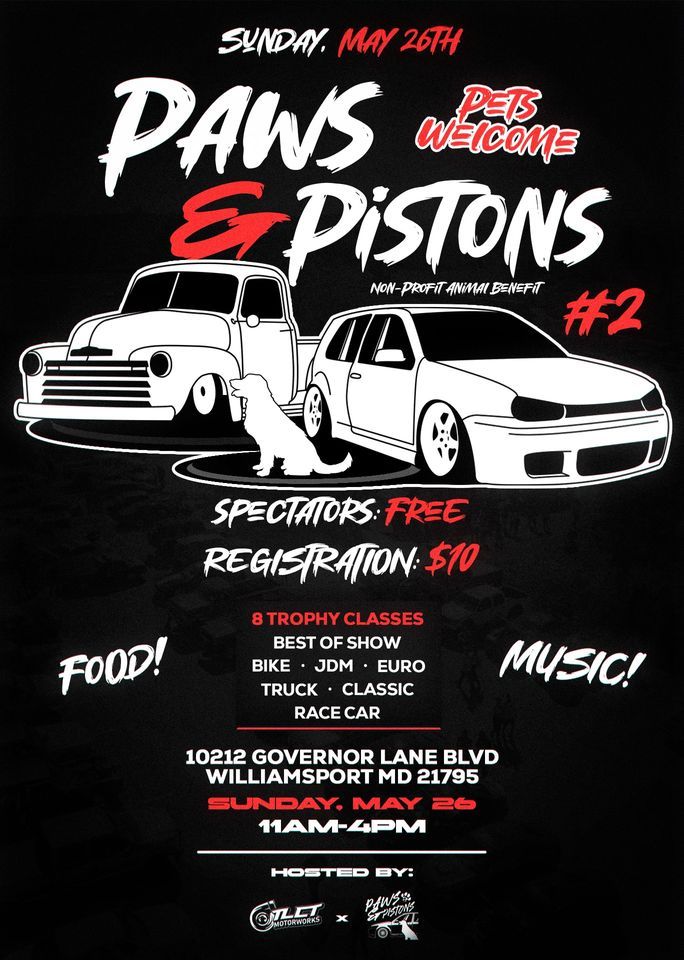 Paws and pistons 2 , Animal benefit car show 