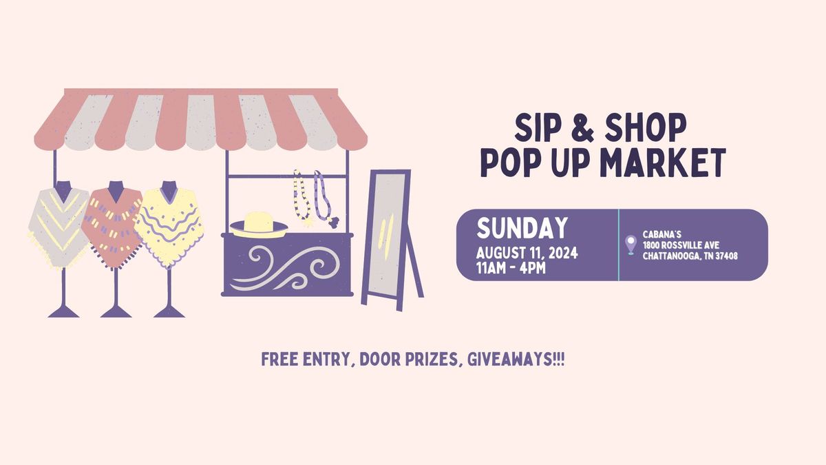 Sip and Shop Pop Up Market Celebrating  2years - House of Colour North Shore