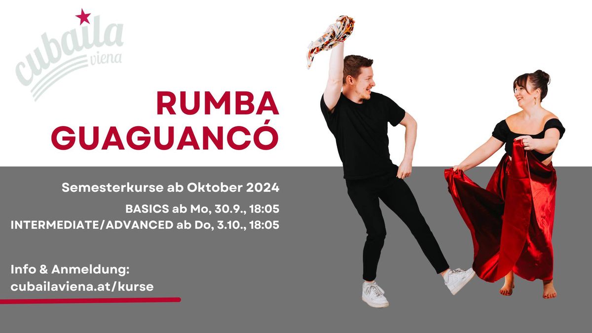 RUMBA GUAGUANC\u00d3 Semesterkurse ab Oktober!