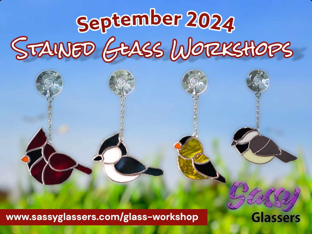 Stained Glass Workshop - Bird Themed Projects (in Marshfield 9\/27@ 5 pm)