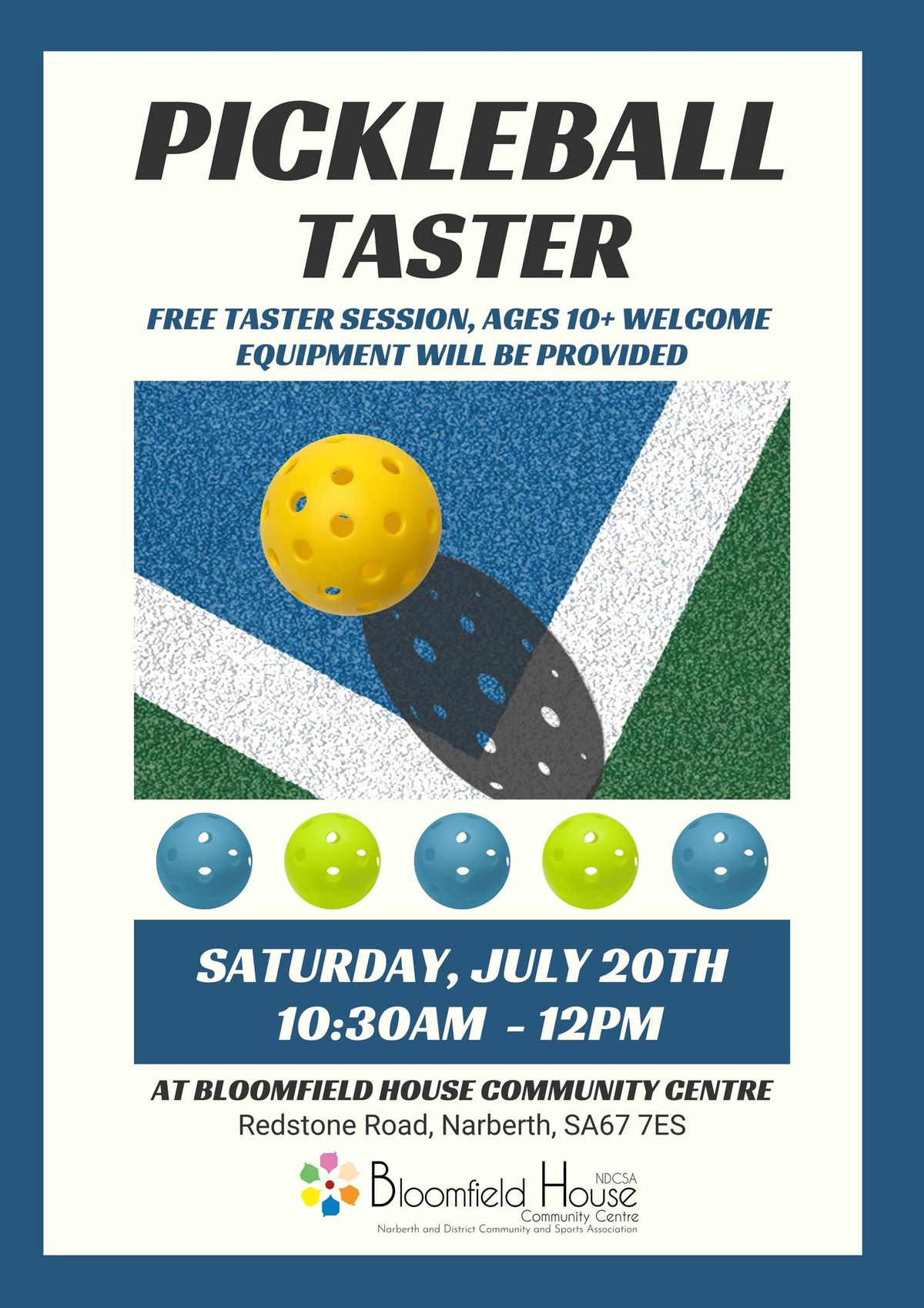 Pickleball Taster