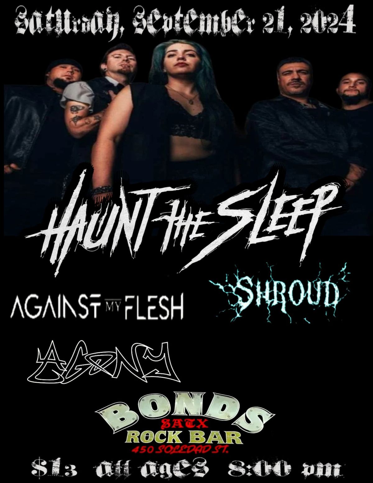 Haunt The Sleep w\/Shroud, Plus More