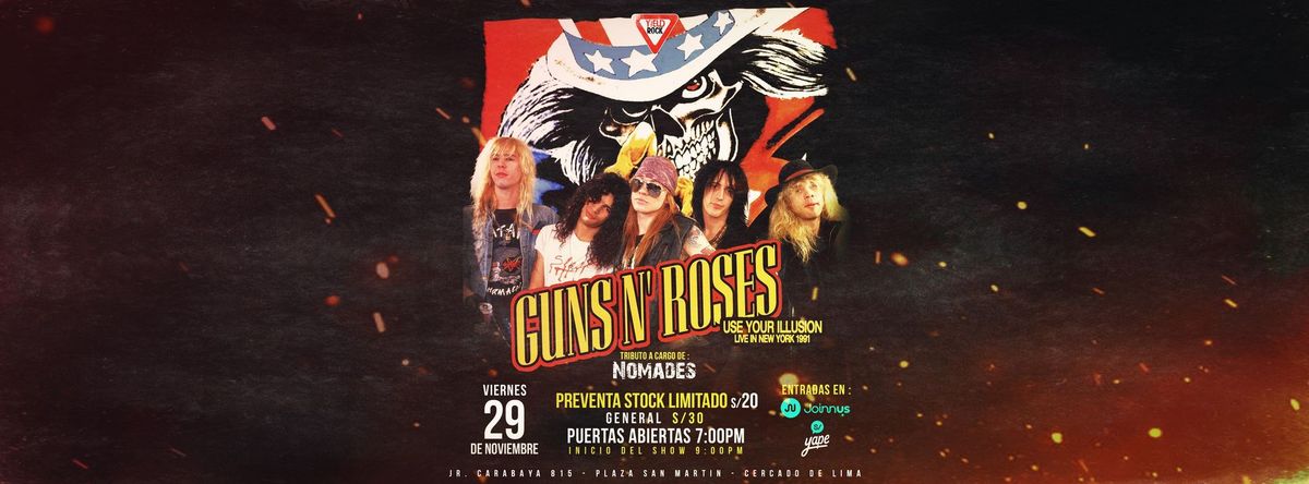 \ud83c\udf39\ud83d\udd2b TRIBUTO A GUNS N ROSES - RITZ LIVE IN NEW YORK  1991 - USE YOUR ILLUSION \ud83d\udd2b\ud83c\udf39