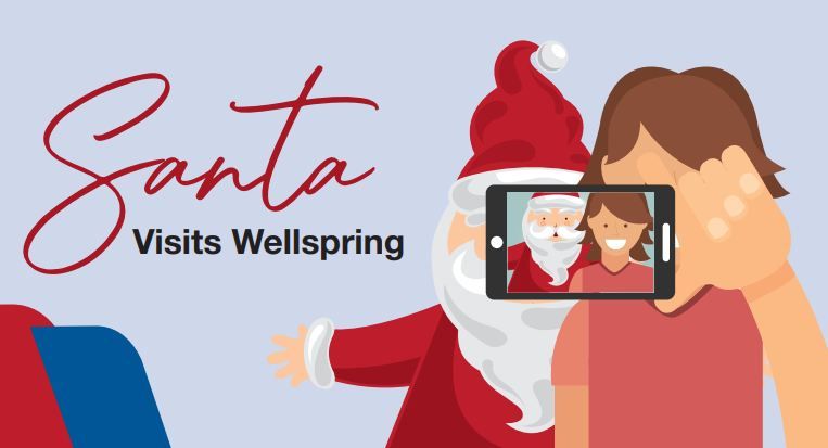 Santa Visits Wellspring \ud83c\udf85