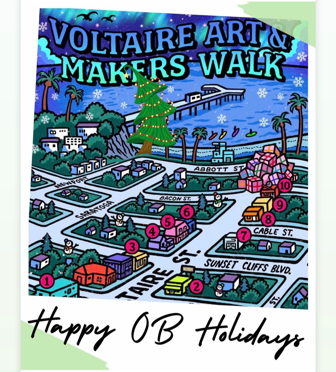 Happy Holidays! Voltaire Art & Makers Walk 