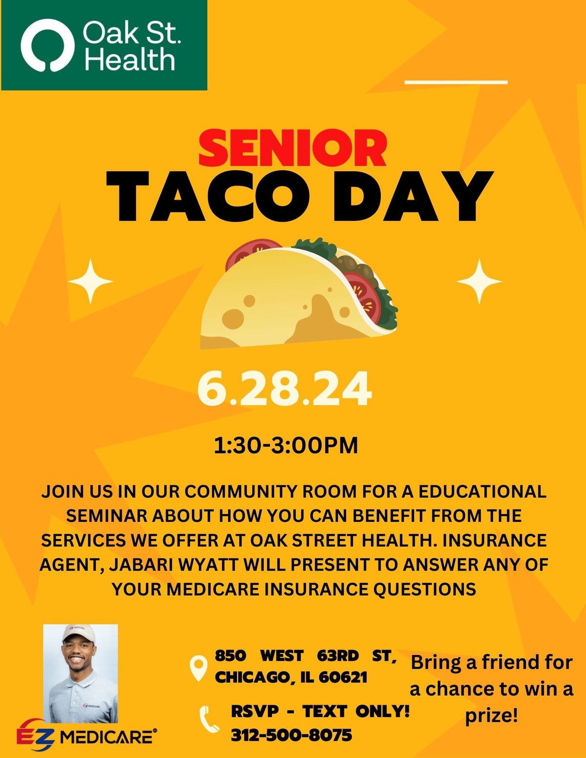 Senior Taco Day (No Charge!)
