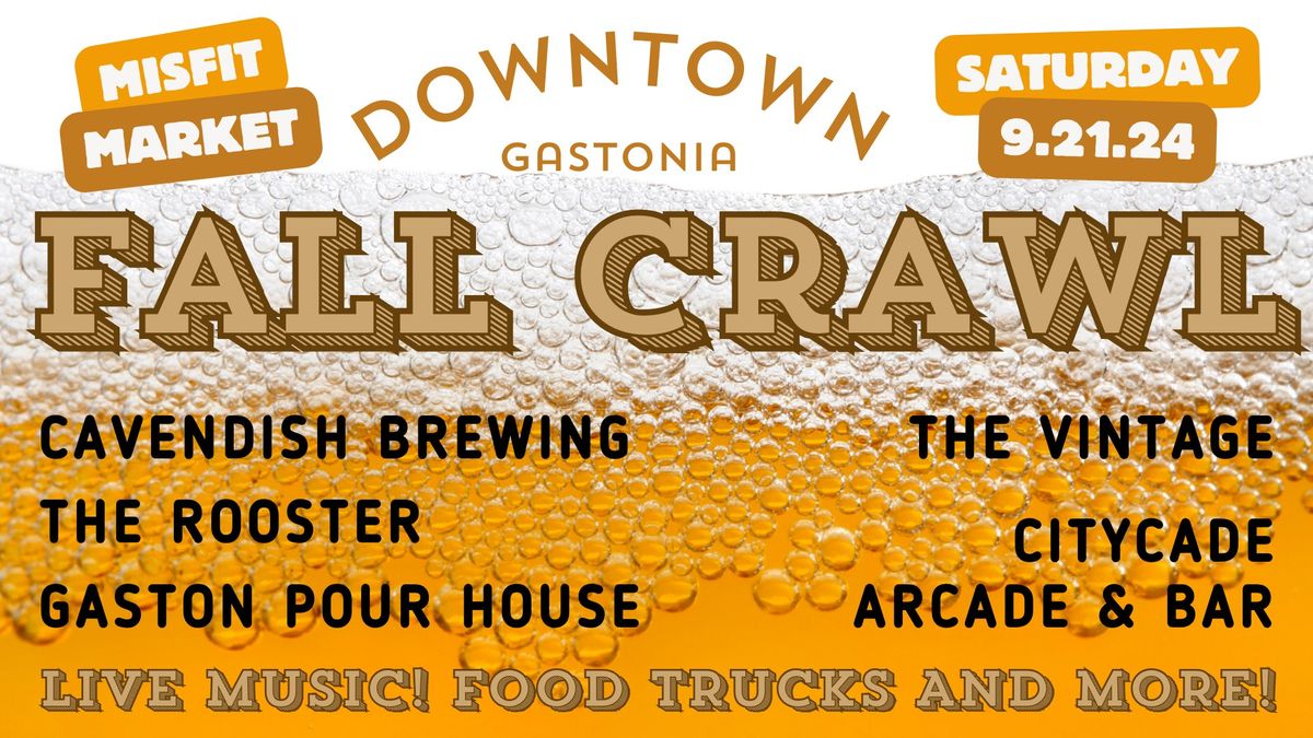 The Downtown Gastonia FALL Bar Crawl