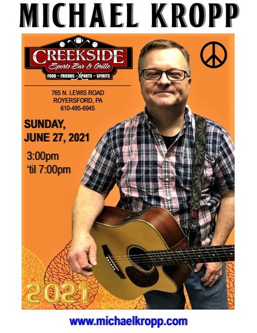 6\/27 - Michael Kropp - Sunday afternoon at Creekside Sports Bar & Grille