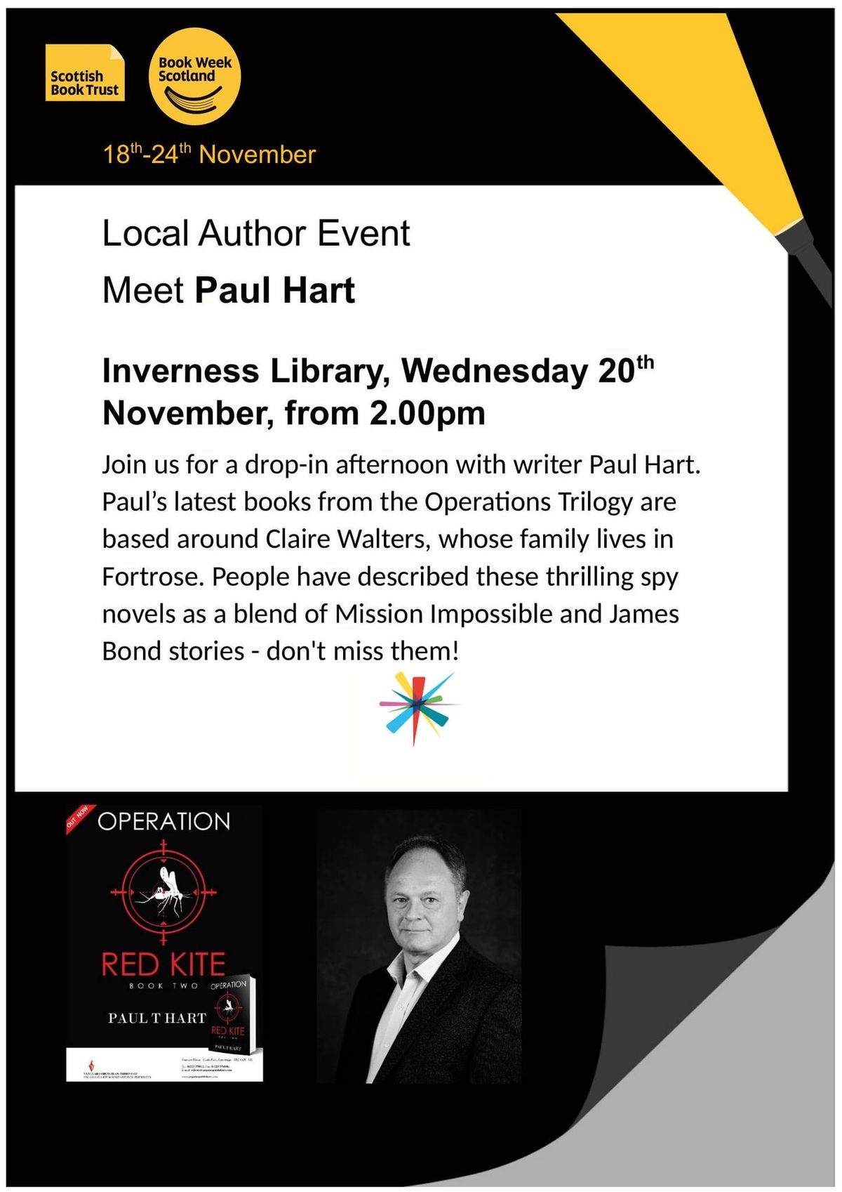 Local Author Event: Meet Paul Hart - Book Week Scotland \ud83d\udcd9 