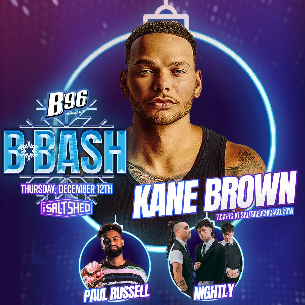 B96 Bash: Kane Brown  Paul Russell & Nightly