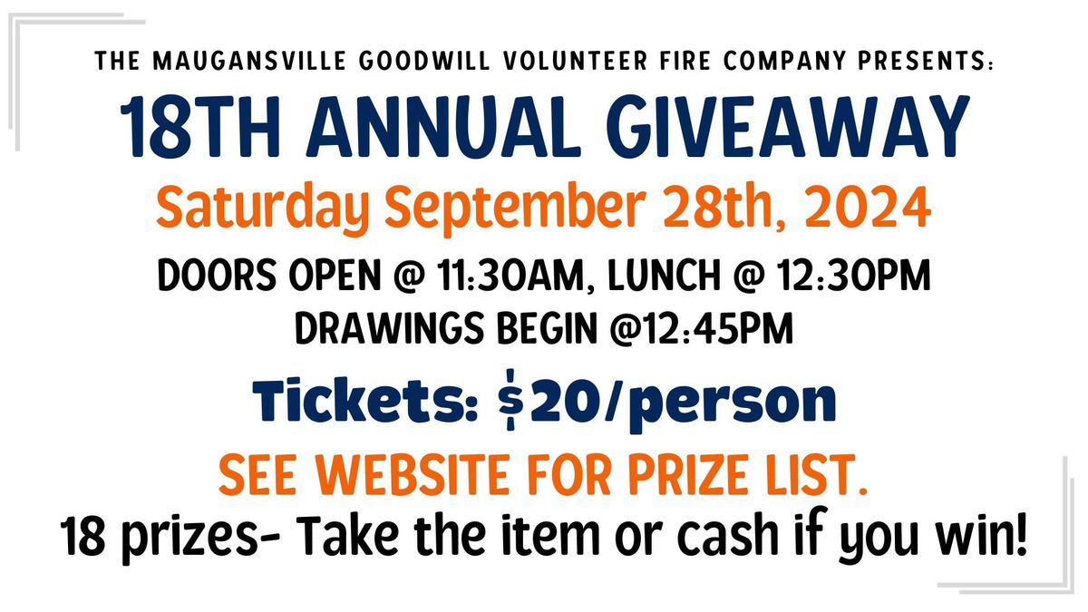 18th Annual G\u00fcn Giveaway